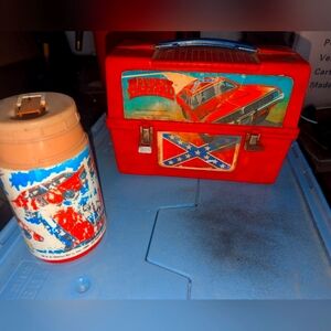 Red Dukes of Hazzard Lunchbox and Thermos Set